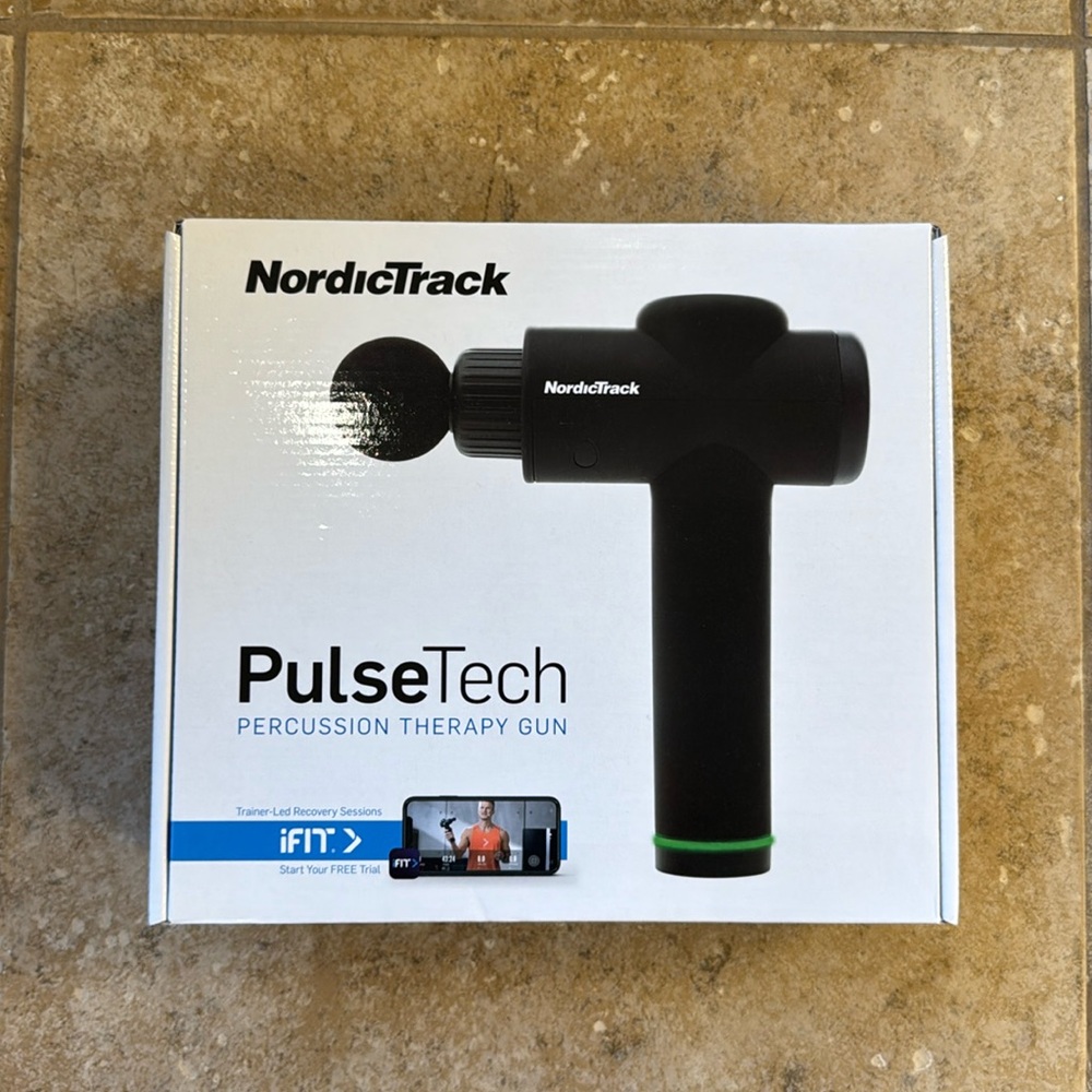 Nordictrack pulsetech massage gun